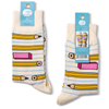 Large Pencil Crew Socks